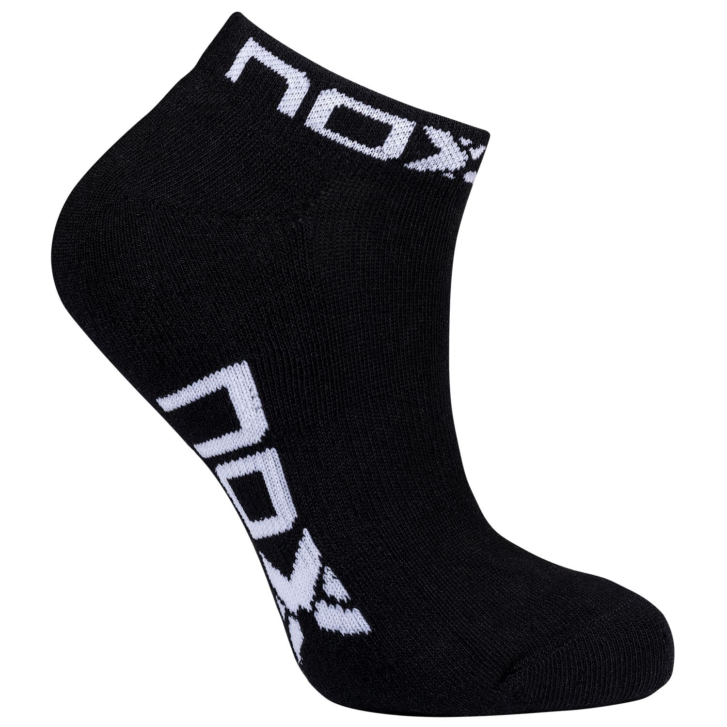 BAG OF 6 UNITS NOX ANKLE SOCKS BLACK WITH WHITE LOGO FOR WOMEN