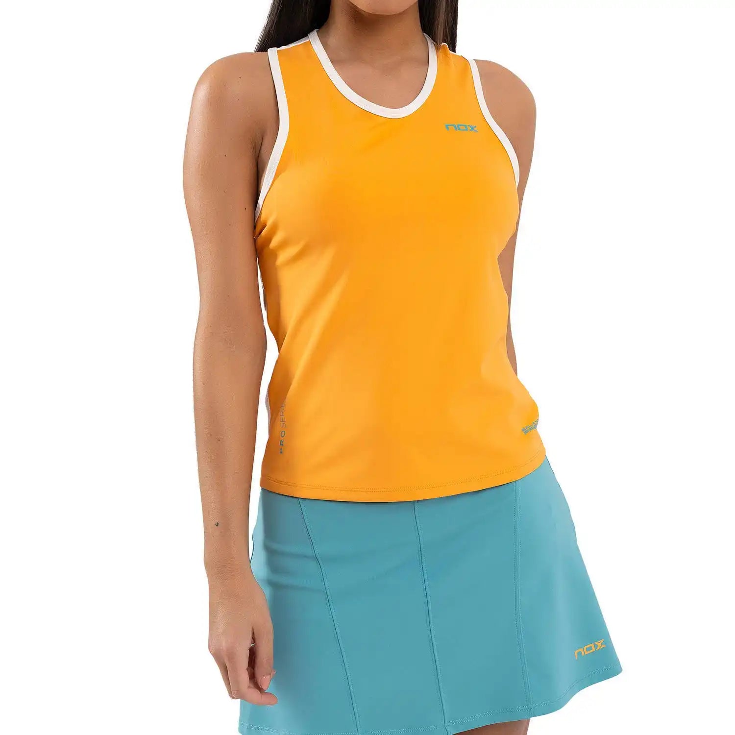 Nox Camiseta de tirantes mujer PRO naranja