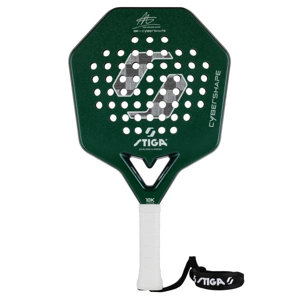 Stiga Padel Racket 18K X Hard Adam Edition Cybershape