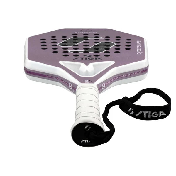 Stiga Padel Racket 18K LW Amanda Edition Cybershape