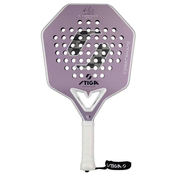 Stiga Padel Racket 18K LW Amanda Edition Cybershape