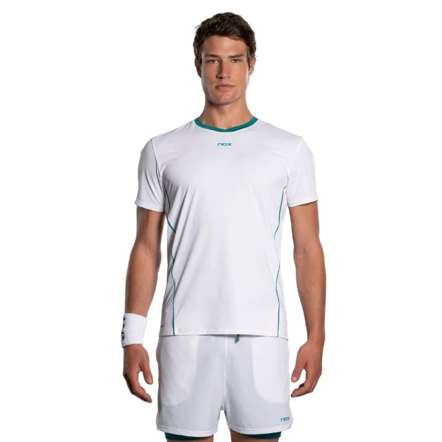 Nox Camiseta Hombre PRO White/Ivy Green