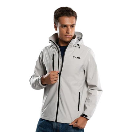 Nox Softshell hombre TEAM gris claro