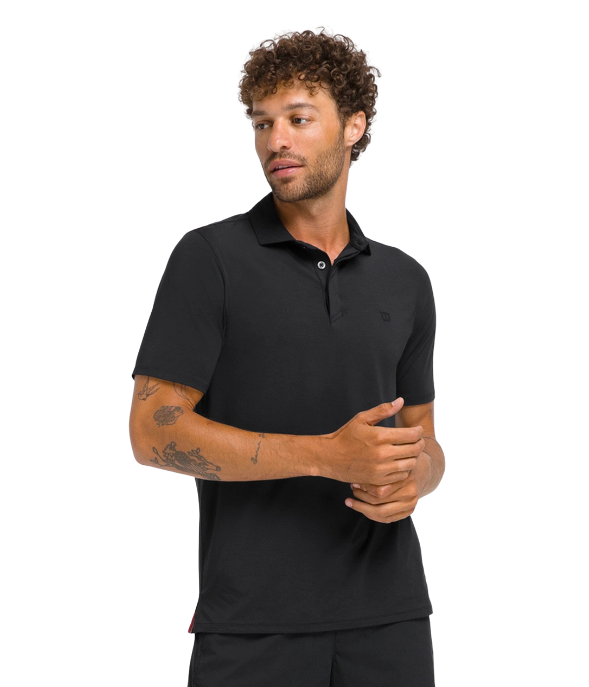 Wilson M League Polo Black