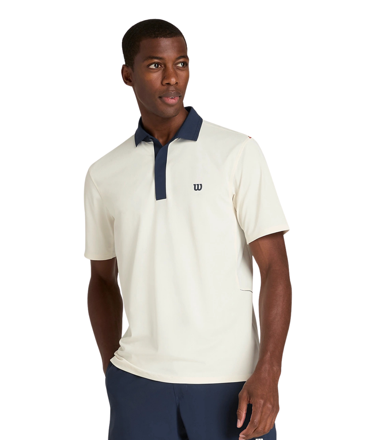 Wilson M Challengers Technical Polo Sandrift Blue