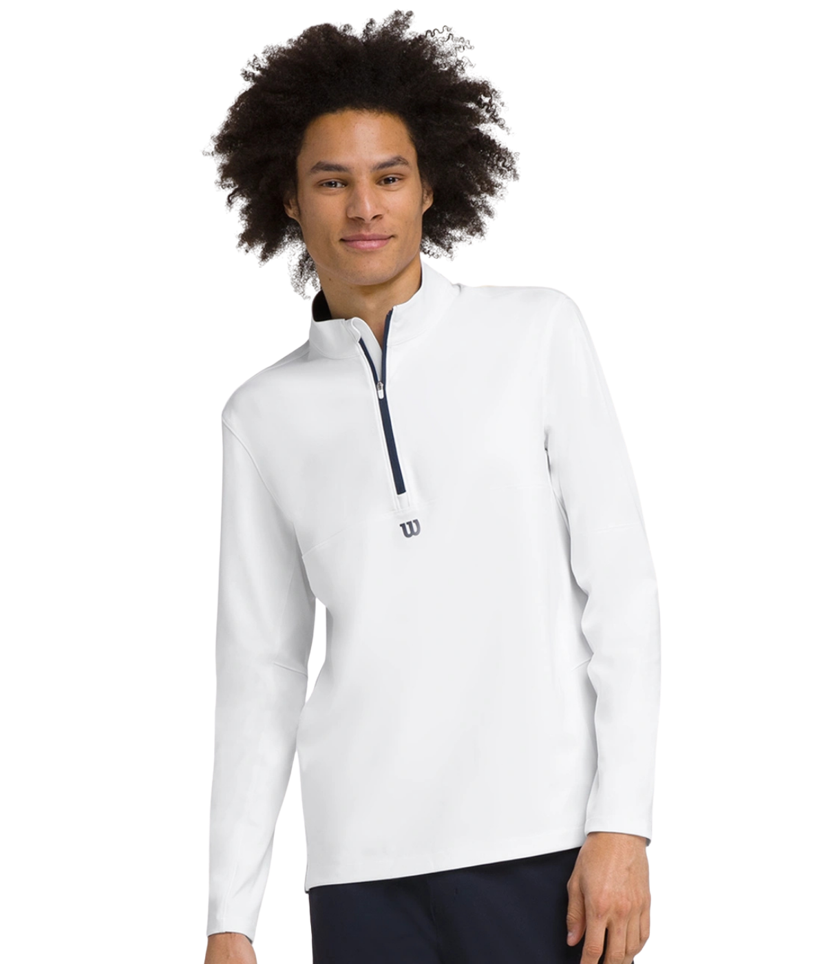 Wilson Sudadera Elevate Performance Half Zip Blanco