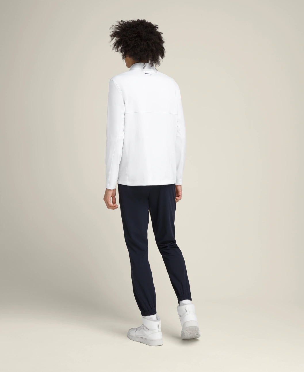 Wilson Sudadera Elevate Performance Half Zip Blanco