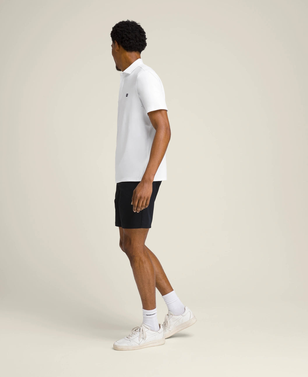 Wilson M League Polo Bright White