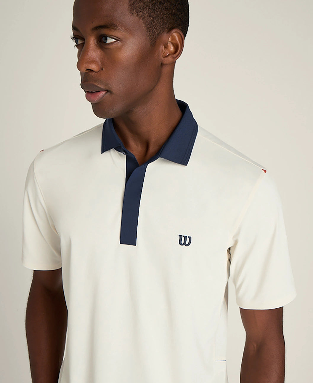 Wilson M Challengers Technical Polo Sandrift Blue