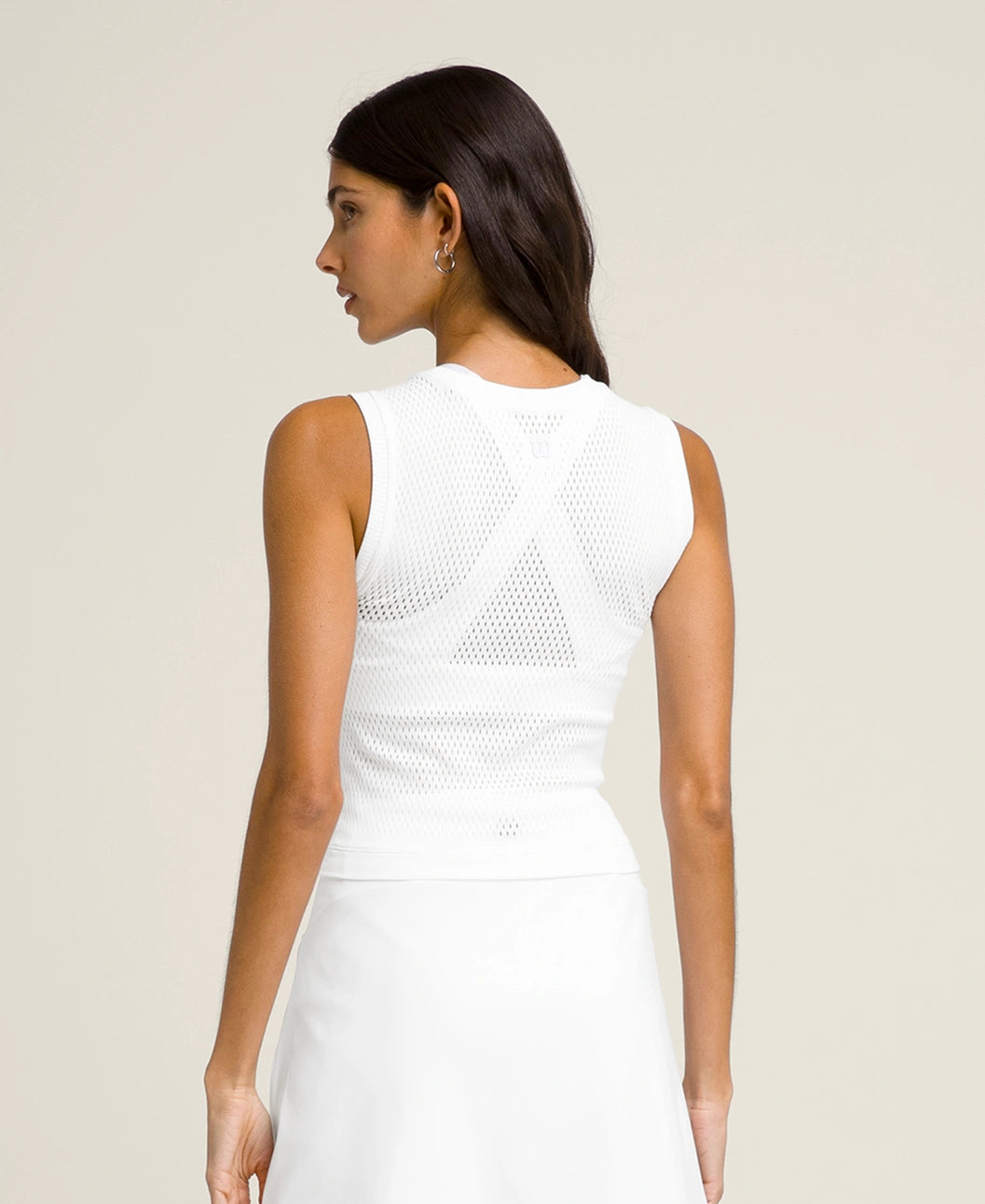 Wilson W Pro Seamless Tank Bright White