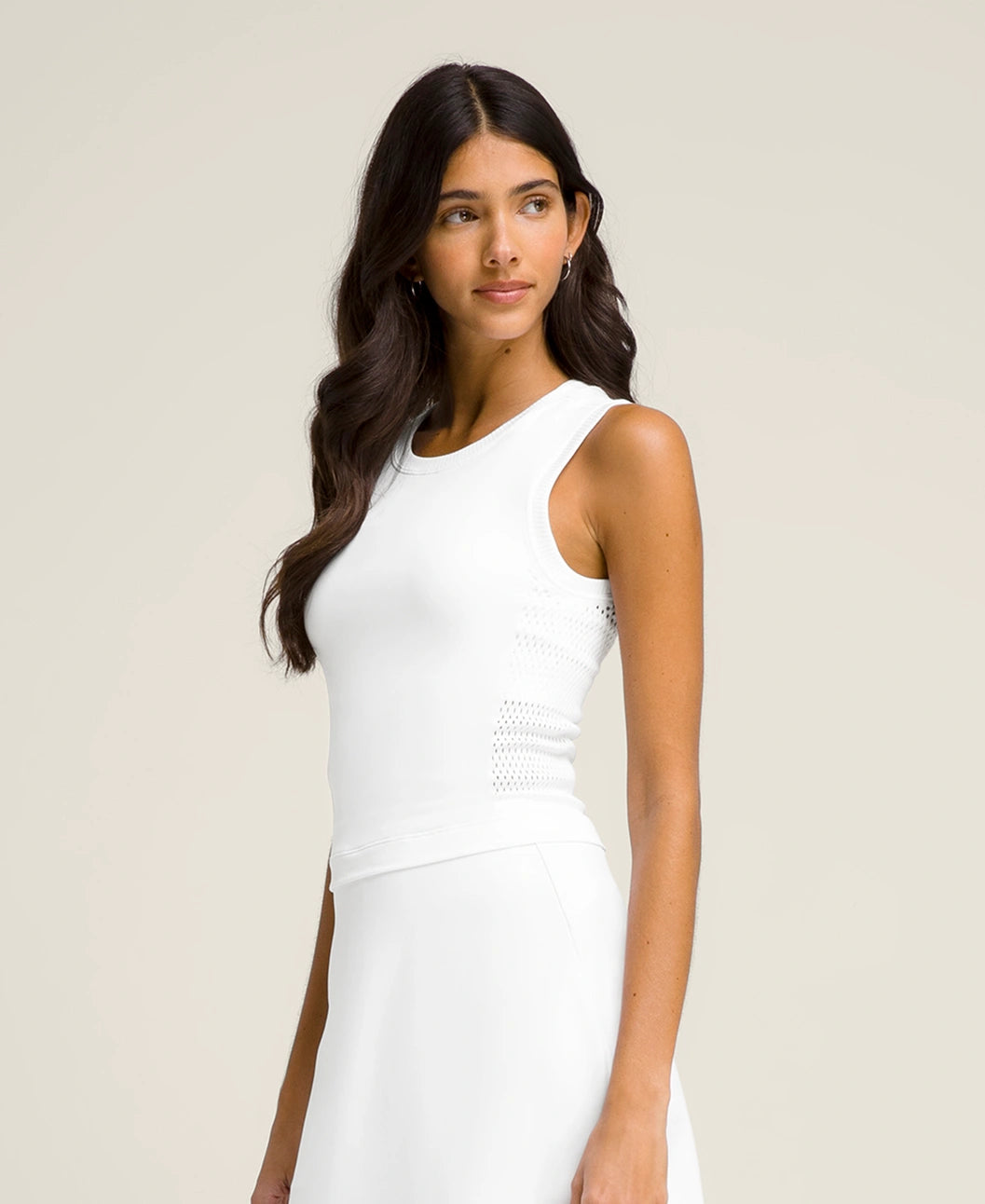 Wilson W Pro Seamless Tank Bright White