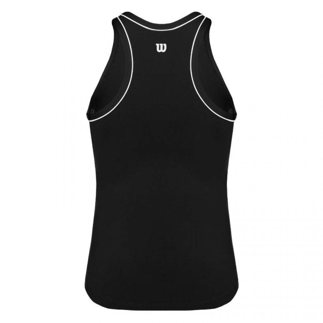 Camiseta Wilson Team Negro Mujer
