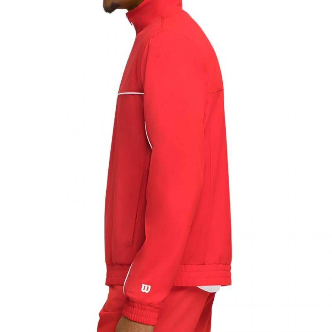 Wilson Chaqueta Team Woven Colorblock Rojo