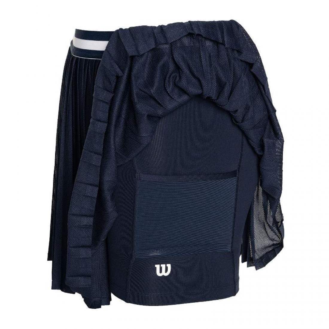 Falda Wilson Team Pleated Azul Mujer