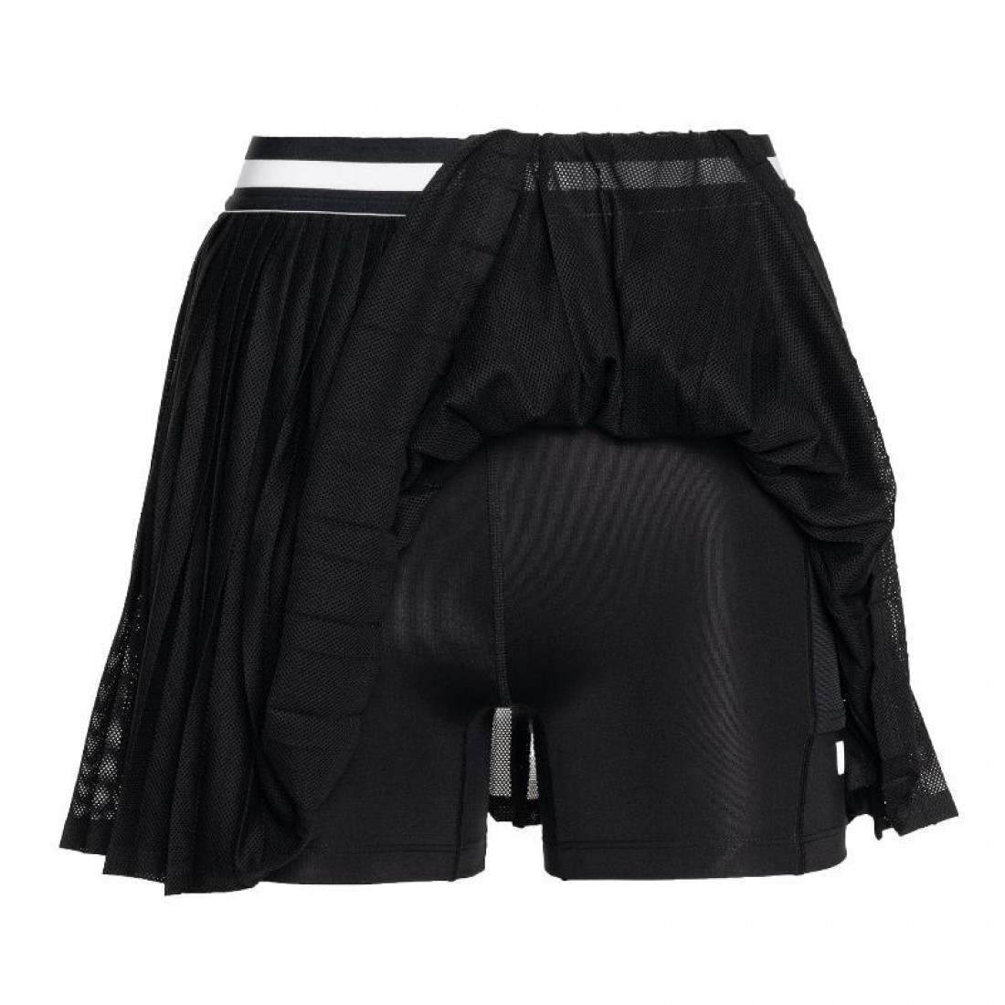 Falda Wilson Team Pleated Negro Mujer