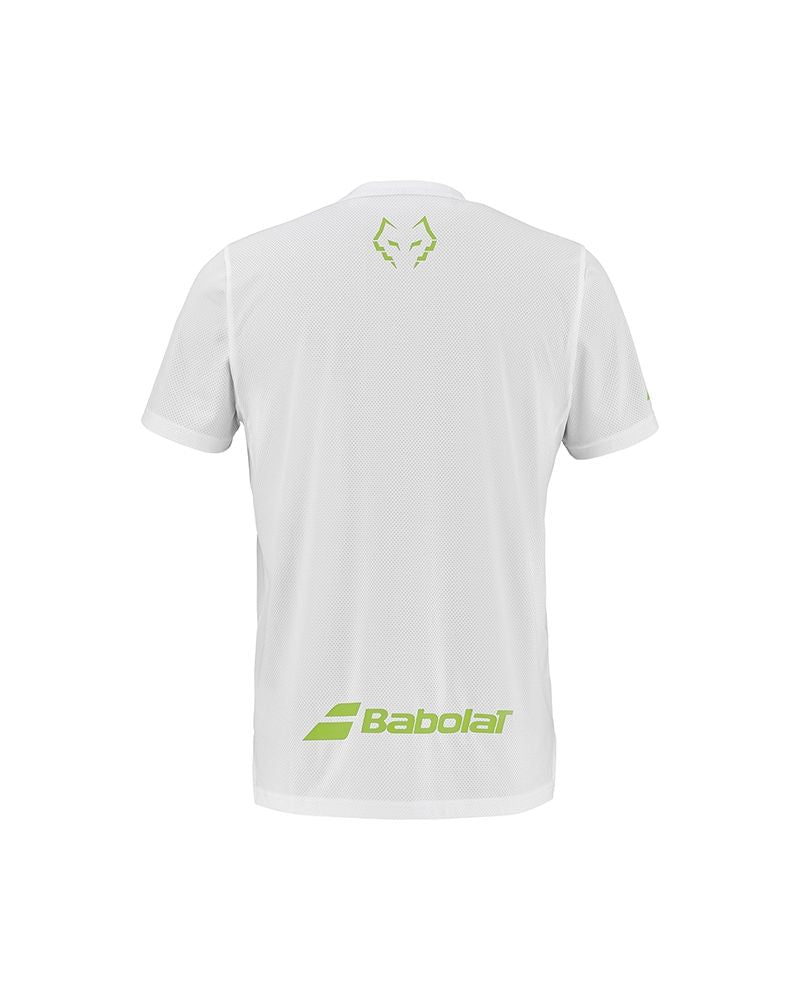 Babolat Camiseta Crew Neck Tee White/White J. Lebrón 2026