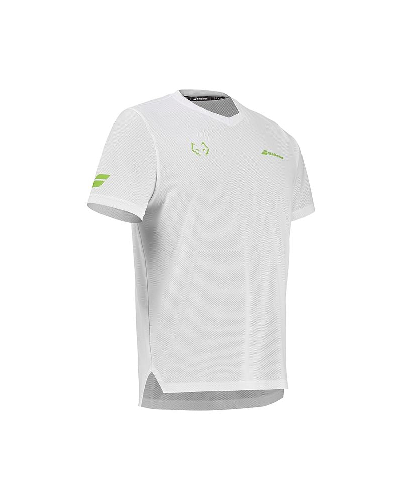 Babolat Camiseta Crew Neck Tee White/White J. Lebrón 2026