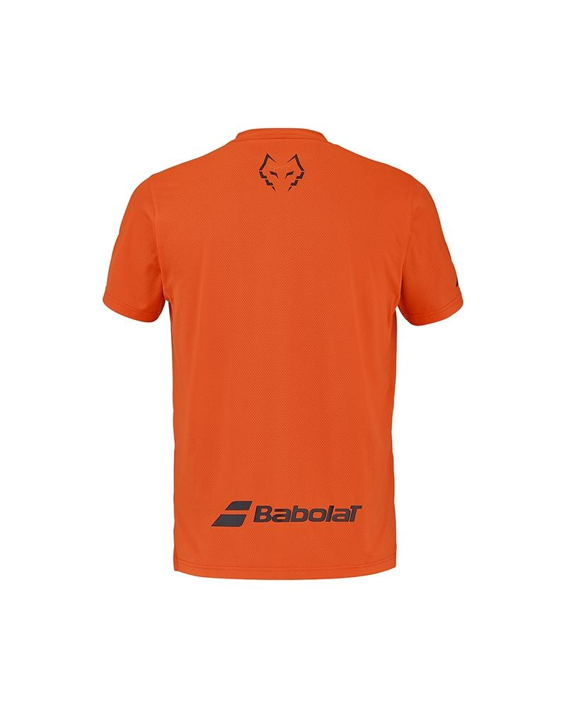 Babolat Camiseta Crew Neck Tee Red Orange J. Lebrón 2026