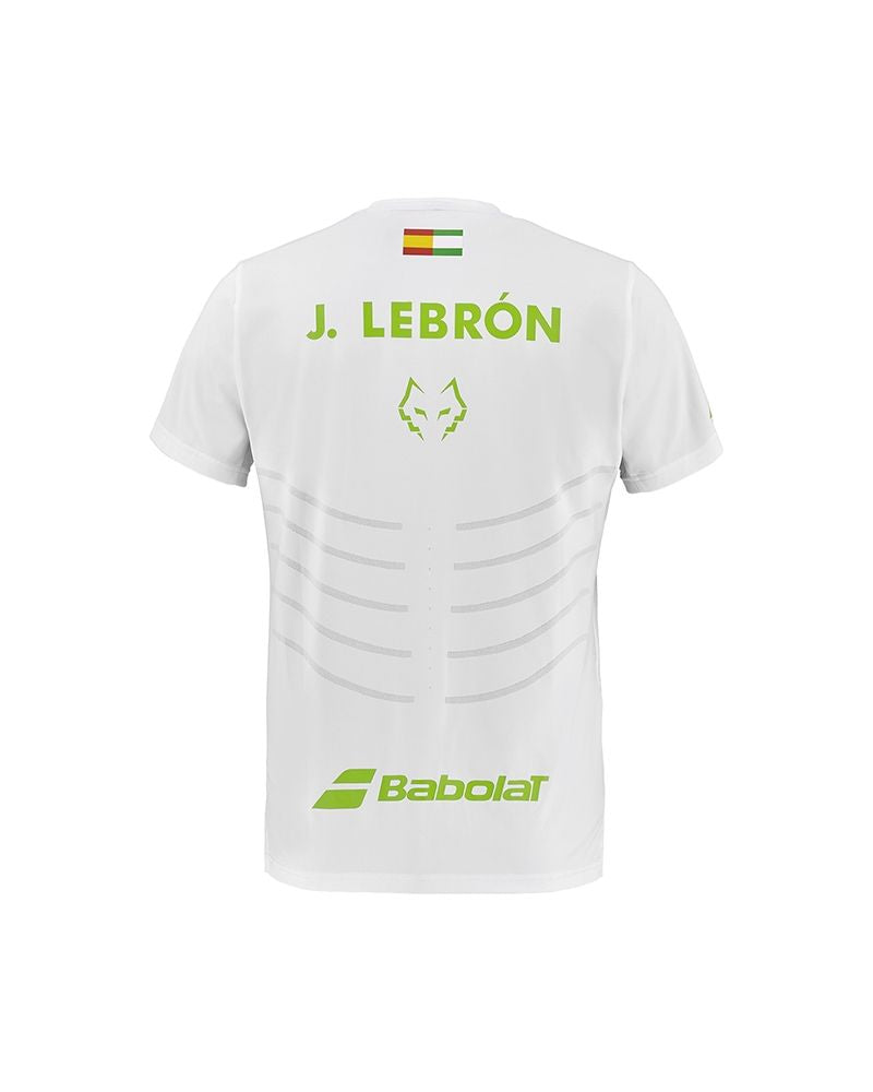 Babolat Camiseta Réplica White/White J. Lebrón 2026
