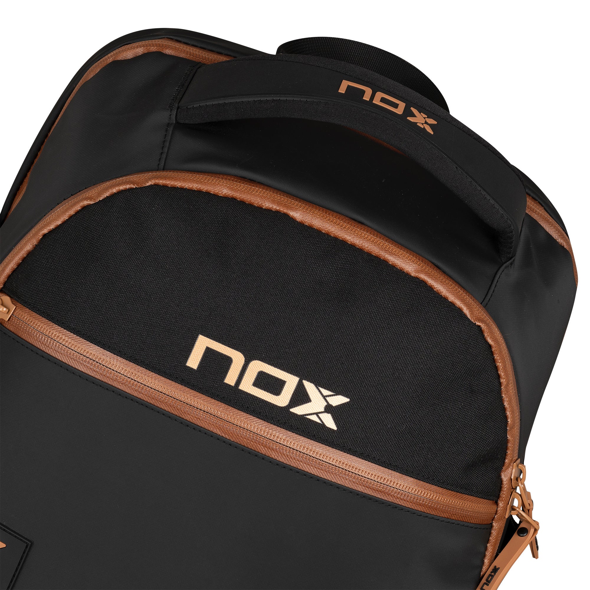 Mochila LUXURY OPEN SERIES negro/marrón - NOX2024Mochilas