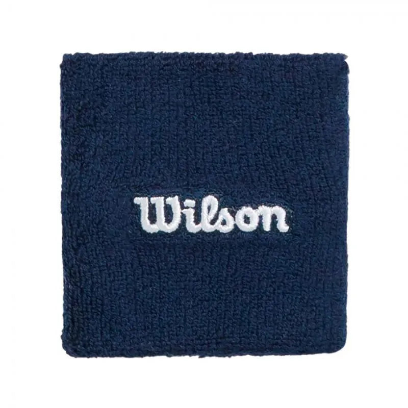 Wilson Muñequeras Cortas Azul Marino (x2)