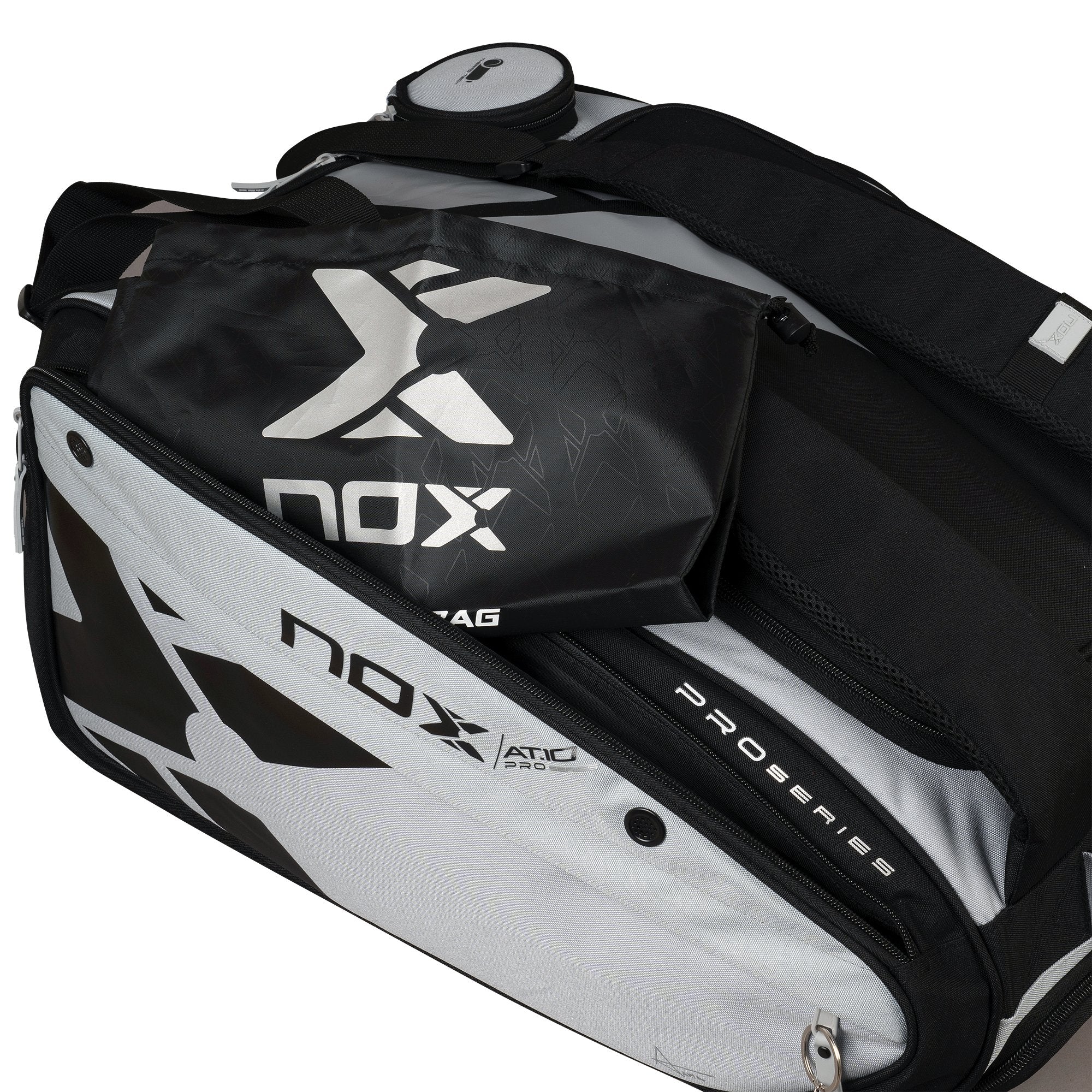 Paletero AT10 Competition XL Compact Gris/Negro - NOX2024Paleteros