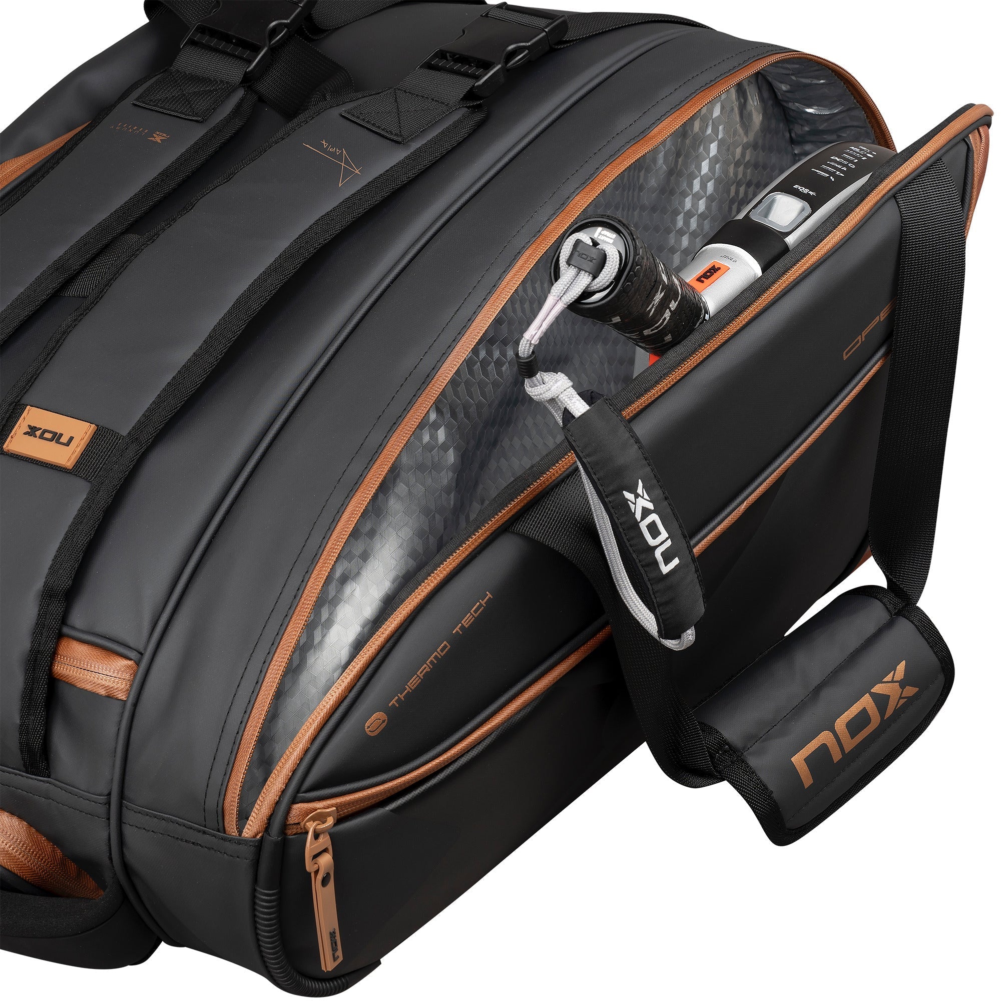Paletero LUXURY OPEN SERIES negro/marrón - NOX2024Paleteros