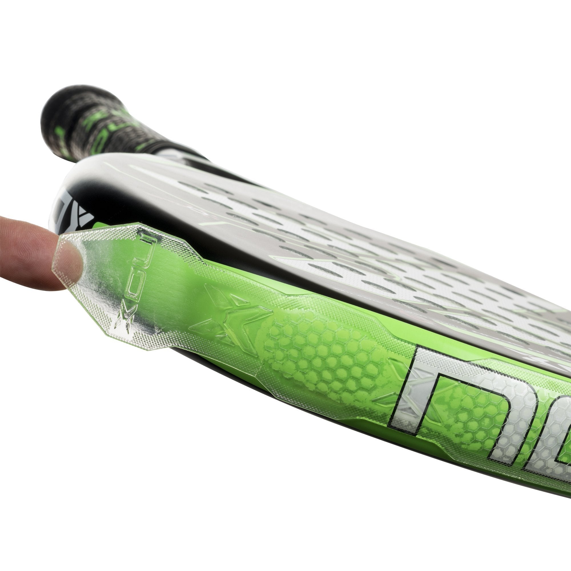 Protector de pala de pádel transparente con relieve - NOXpadelProtectores de marco
