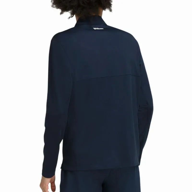 Wilson Sudadera Elevate Performance Half Zip Azul Marino