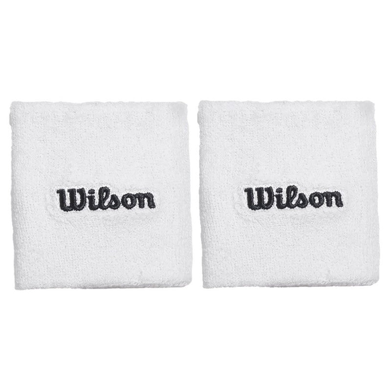 Wilson Muñequeras Cortas Blanco (x2)
