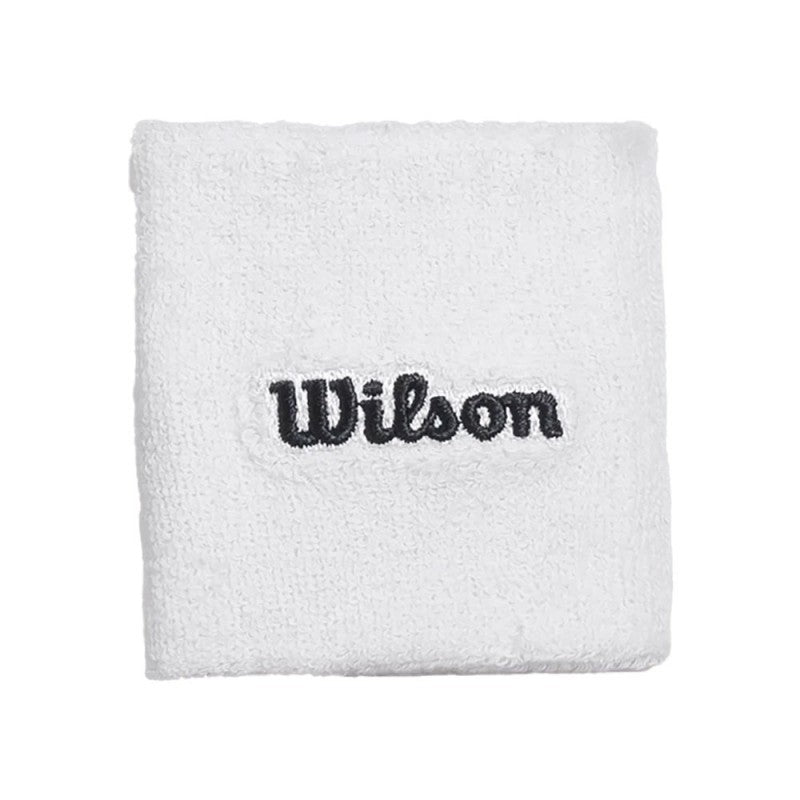 Wilson Muñequeras Cortas Blanco (x2)