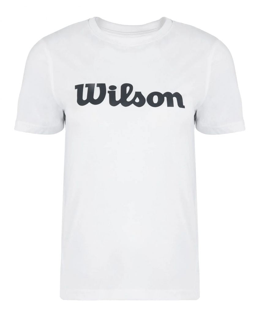 Camiseta Wilson Team Graphic Blanco Mujer