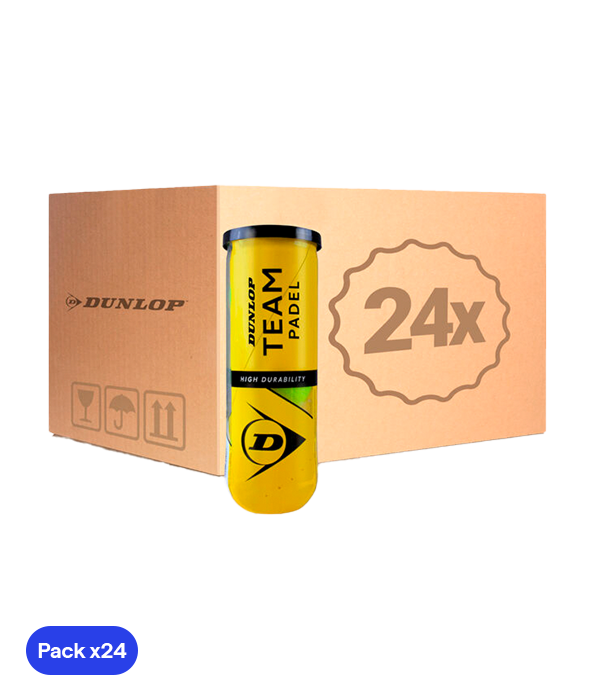 Dunlop Team Padel Ball Box (Pack of 24)