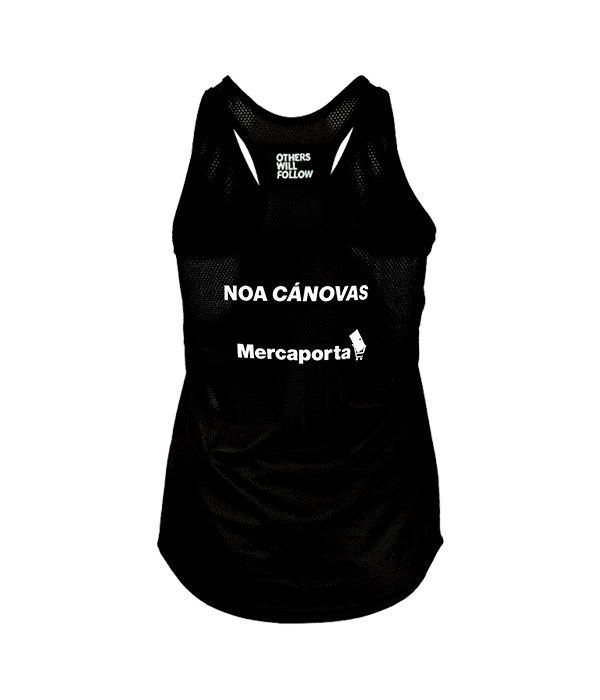 Oxdog Tiebreak Women's Tank Top Black 2024 Noa Cánovas