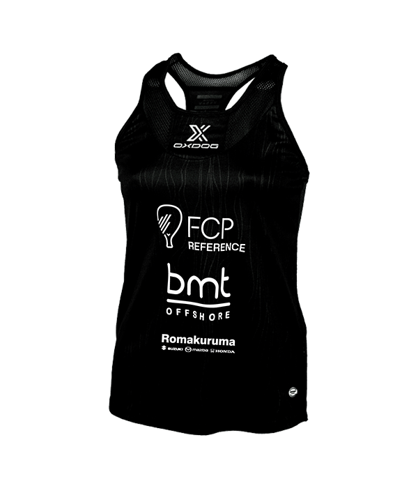 Oxdog Tiebreak Women's Tank Top Black 2024 Noa Cánovas