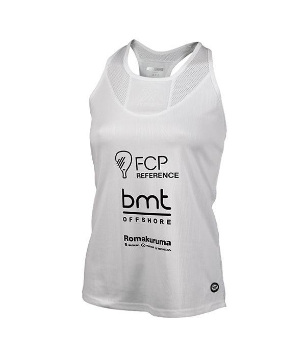 Oxdog Tiebreak Women's White Tank Top 2024 Noa Cánovas