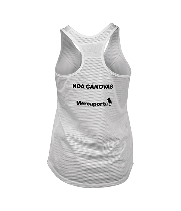 Oxdog Tiebreak Women's White Tank Top 2024 Noa Cánovas