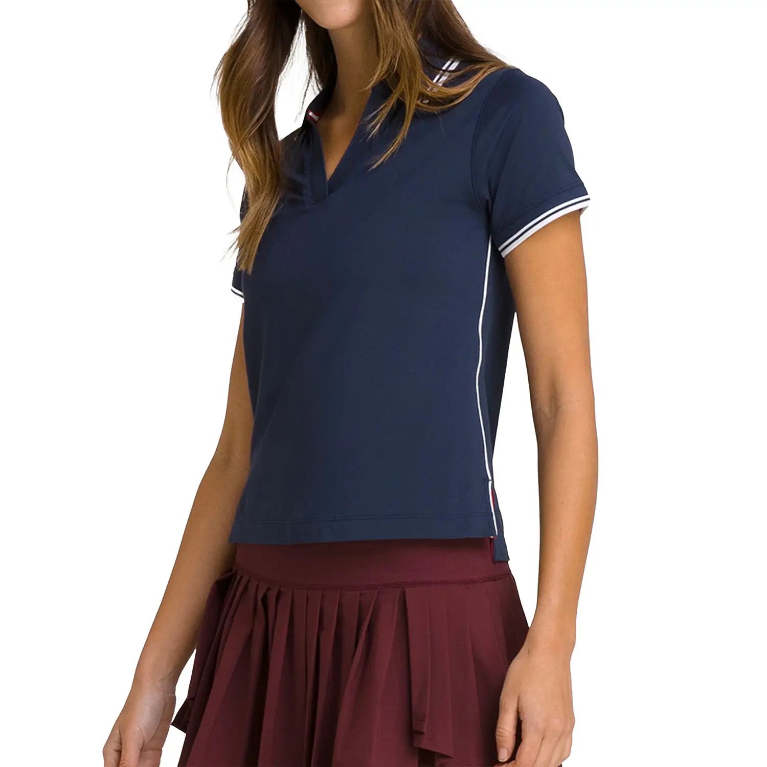 Camiseta Wilson Team Polo Azul Mujer