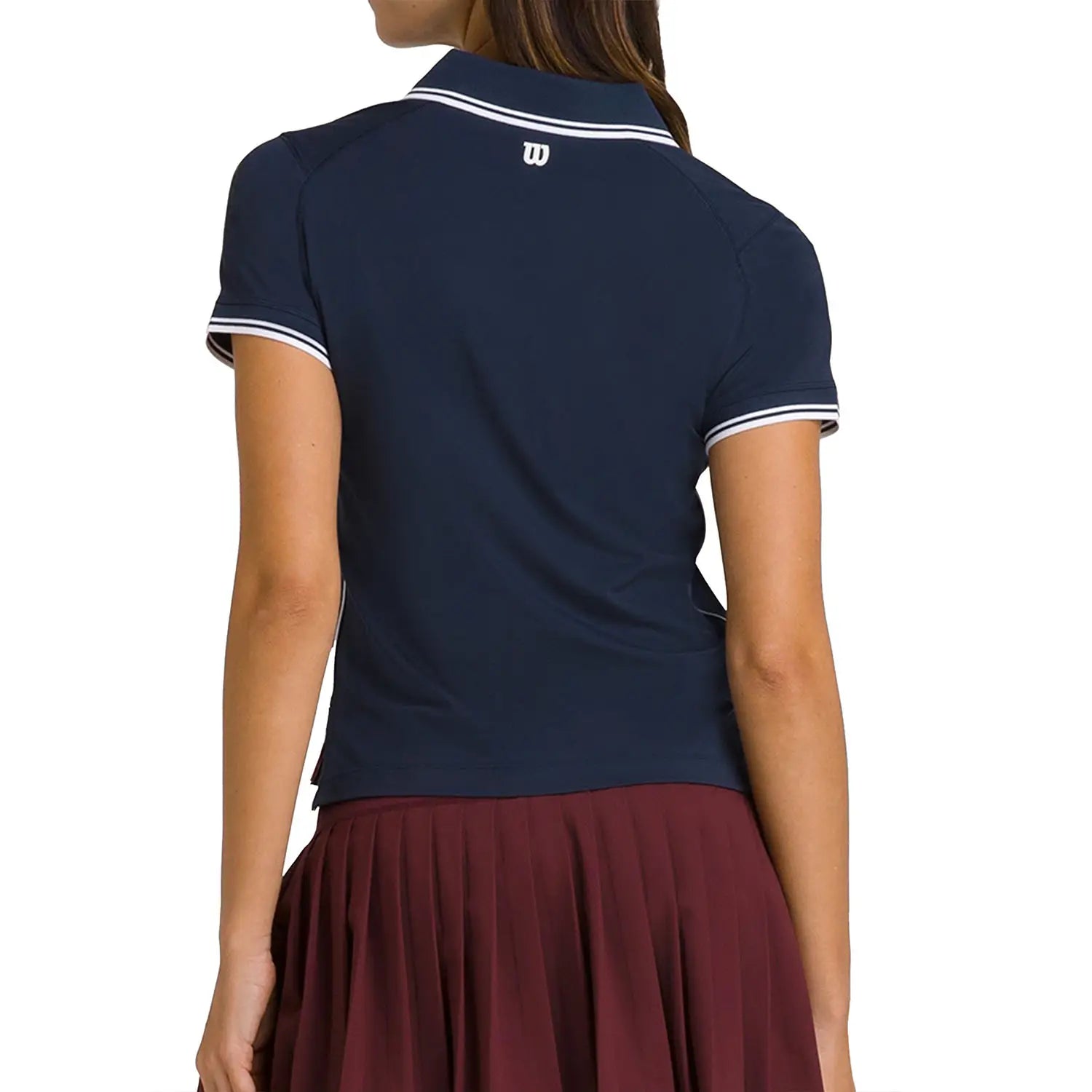 Camiseta Wilson Team Polo Azul Mujer