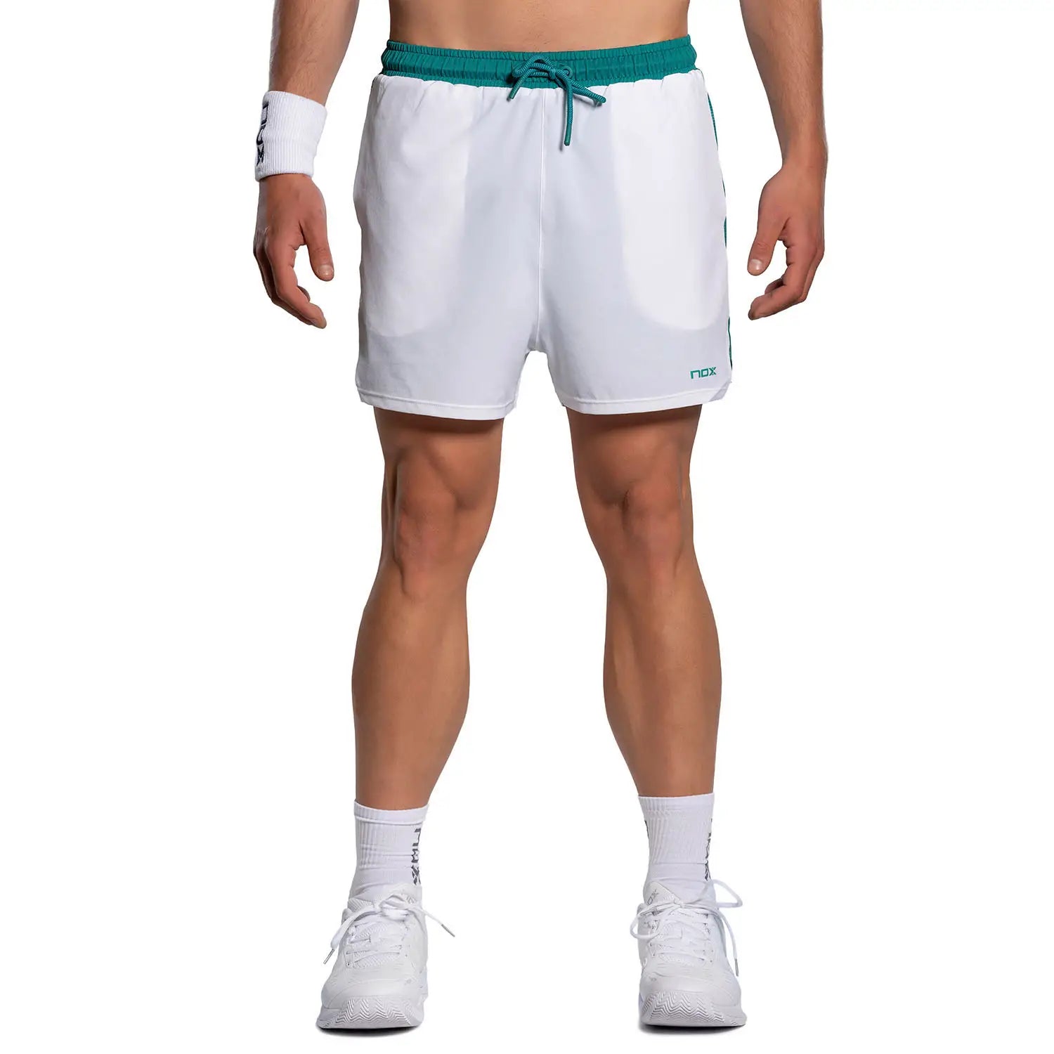 Nox Short Hombre PRO White/Ivy Green