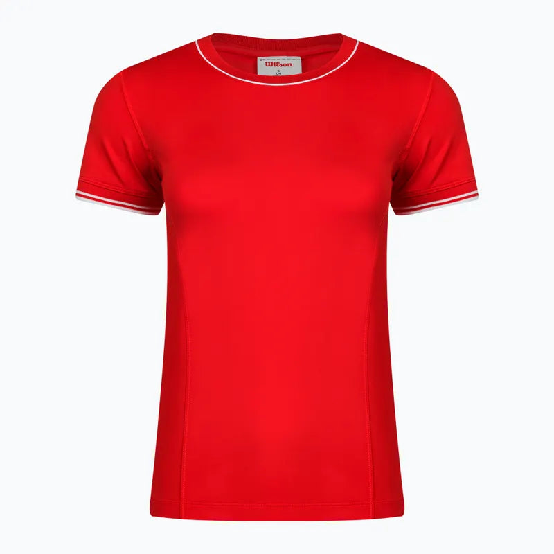 Camiseta Wilson Team Seamless Rojo Mujer