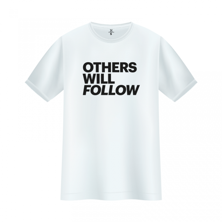 White cotton Oxdog T-shirt. Others will follow.