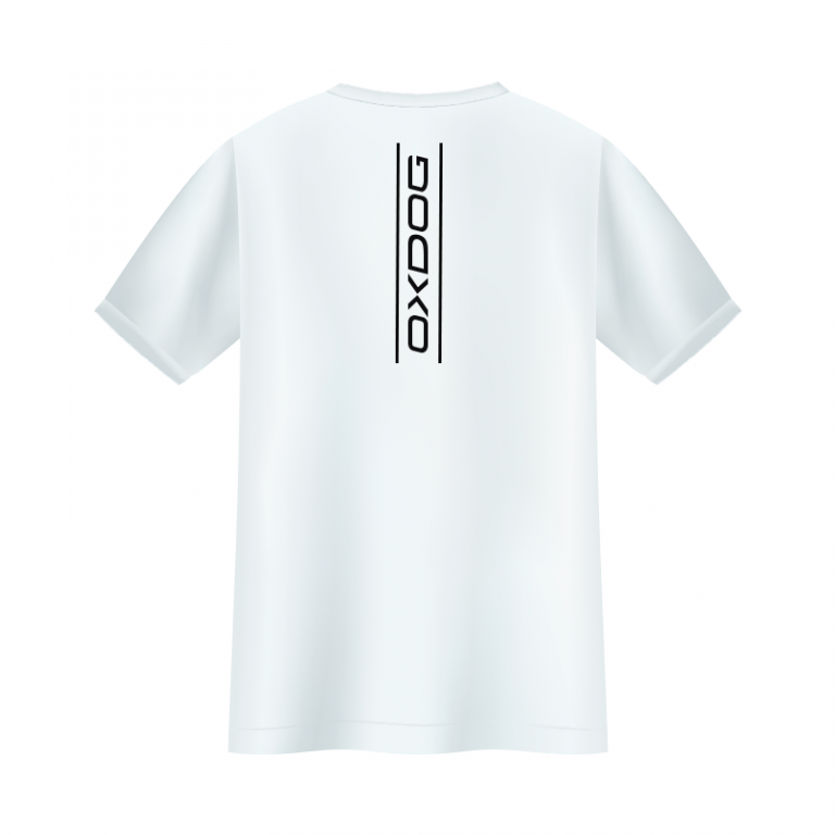 White cotton Oxdog T-shirt. Others will follow.