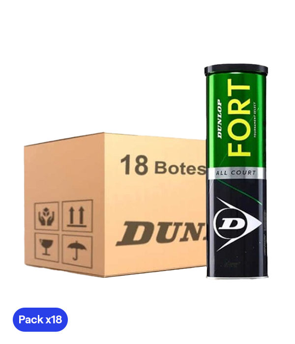 Dunlop Fort All Court Ball Box (x4) (Pack x18)
