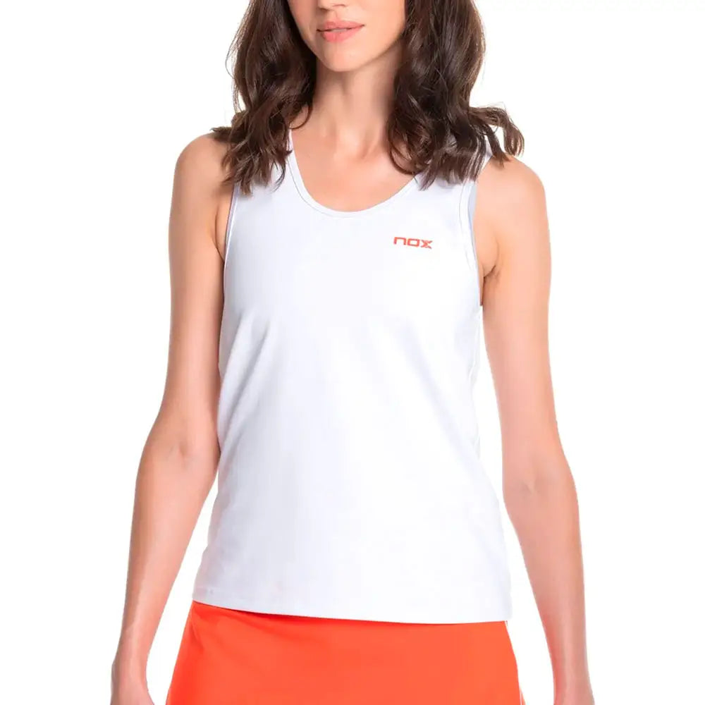 Nox Camiseta tirantes mujer TEAM blanco