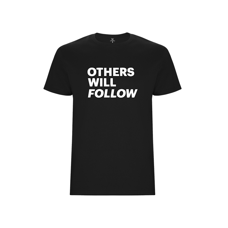 Black cotton Oxdog T-shirt, Others will follow