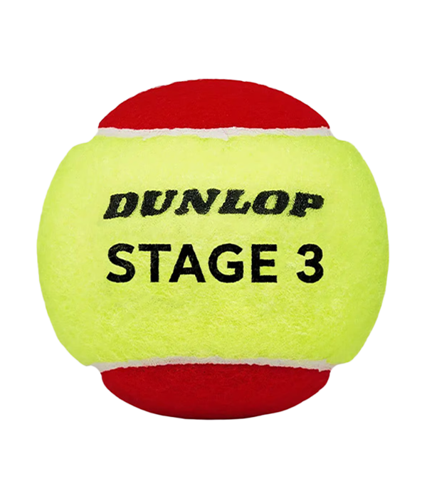 Dunlop Stage 3 Red/Yellow 2025 Ball Can