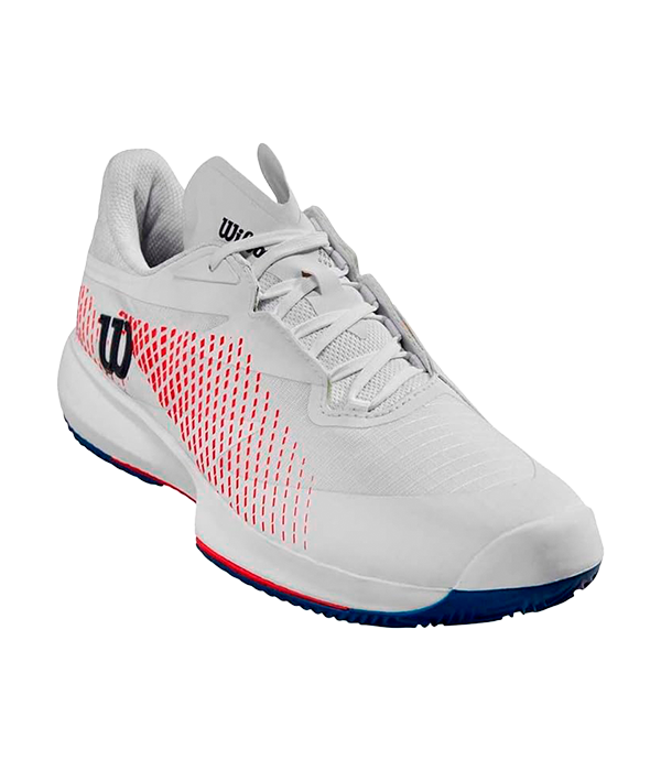 Wilson Kaos Swift 1.5 Clay White/DV Blue/Wilson Red Shoes