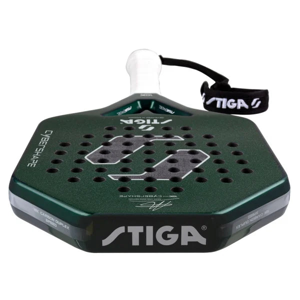 Stiga Padel Racket 18K X Hard Adam Edition Cybershape
