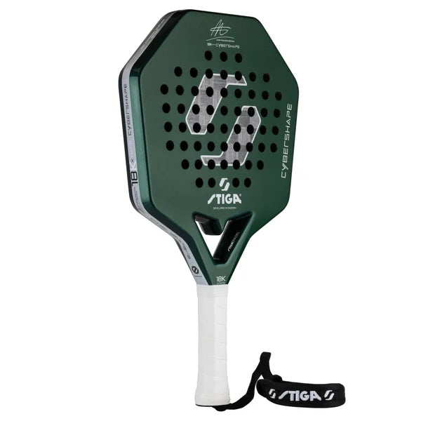 Stiga Padel Racket 18K X Hard Adam Edition Cybershape